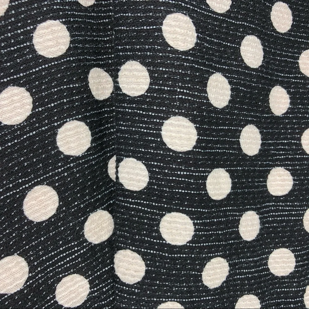 MAEVE Nicola black dress with blush polka dots 6 - Picture 6 of 7
